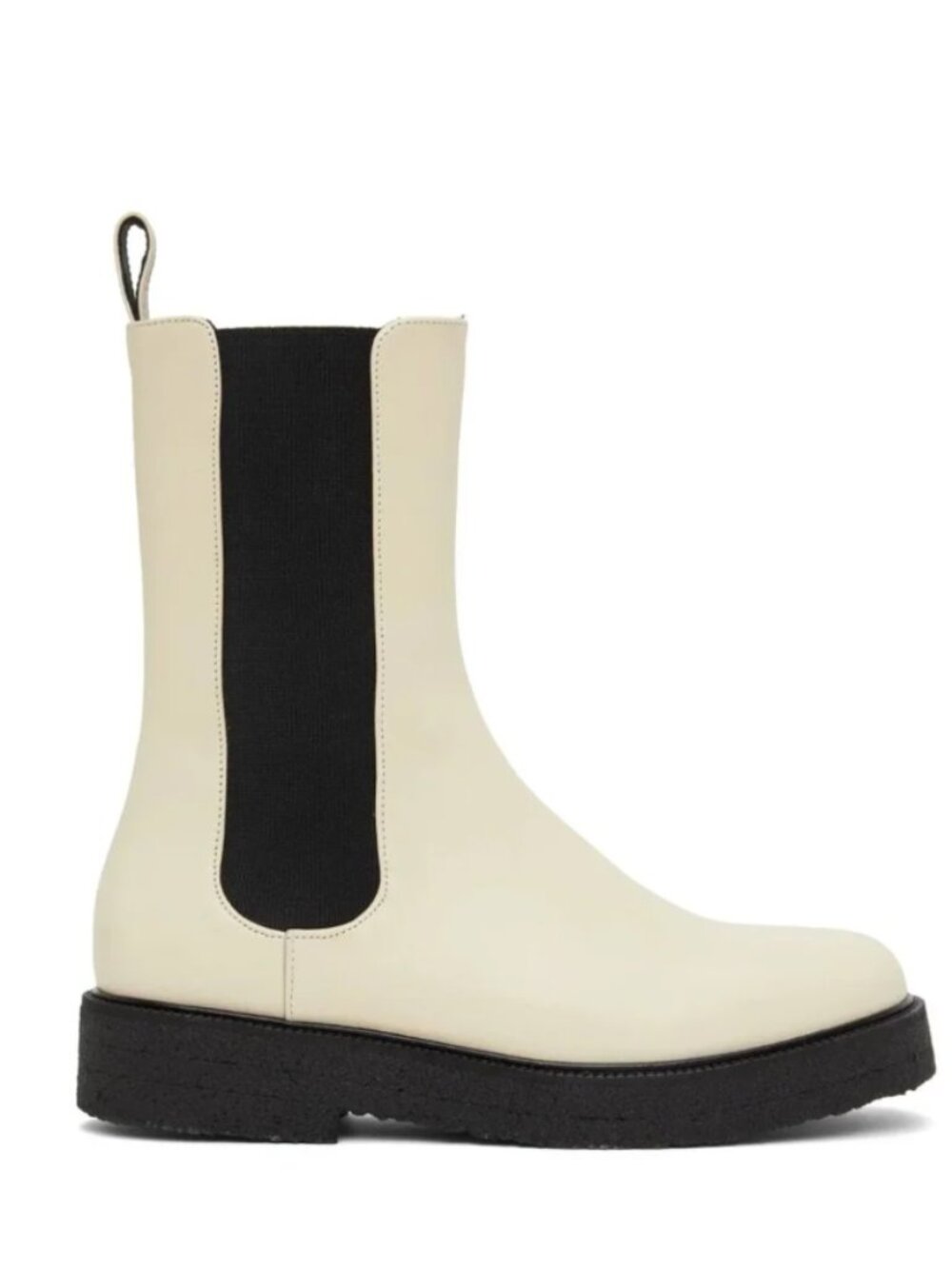 STAUD Palamino Chelsea Boot in Cream/Ivory, Size 36